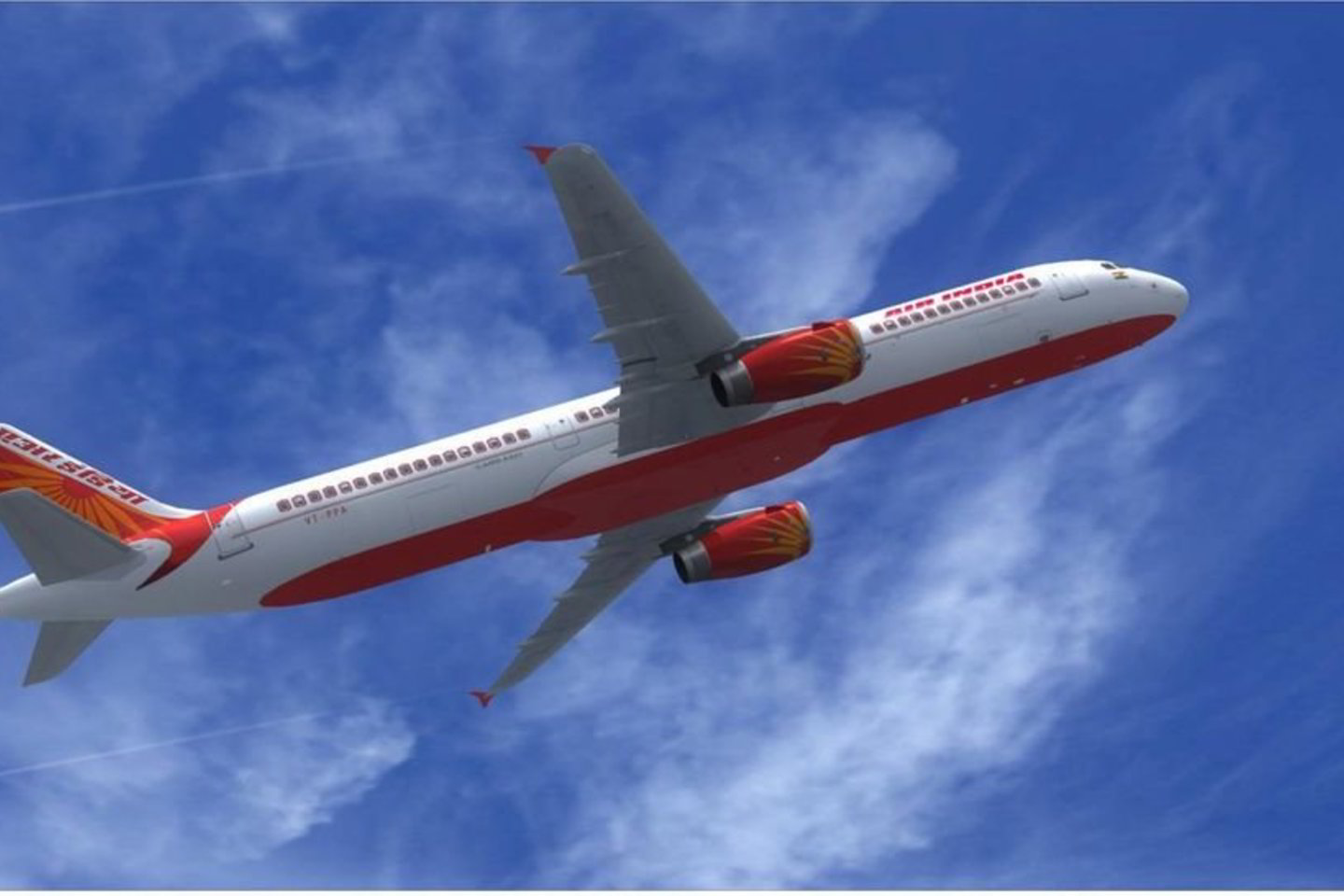 „Air India“ lėktuvui teko skubiai leistis dėl apgadinto variklio.