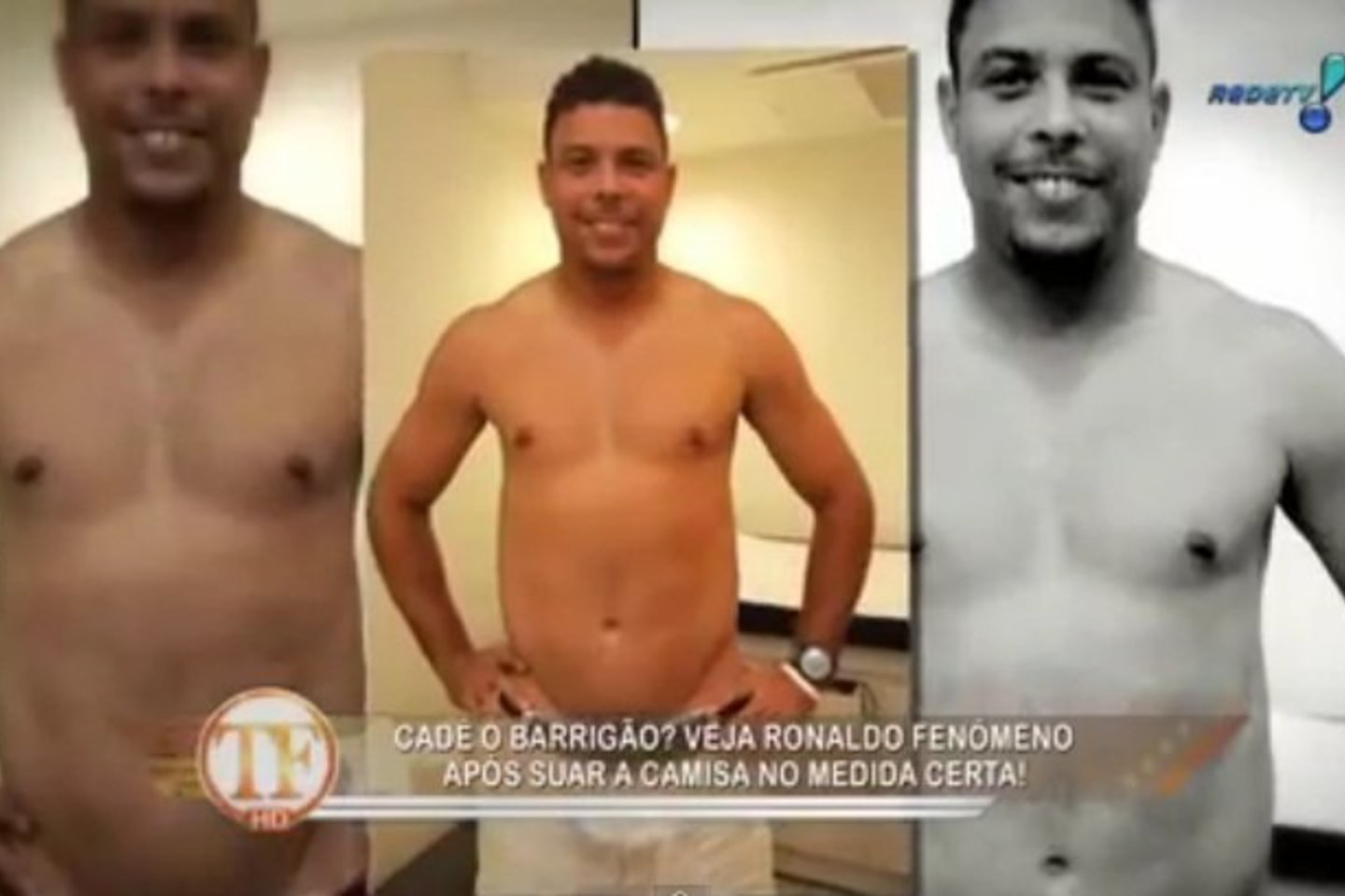 Ronaldo televizijos projekto metu numetė 17 kilogramų svorio.