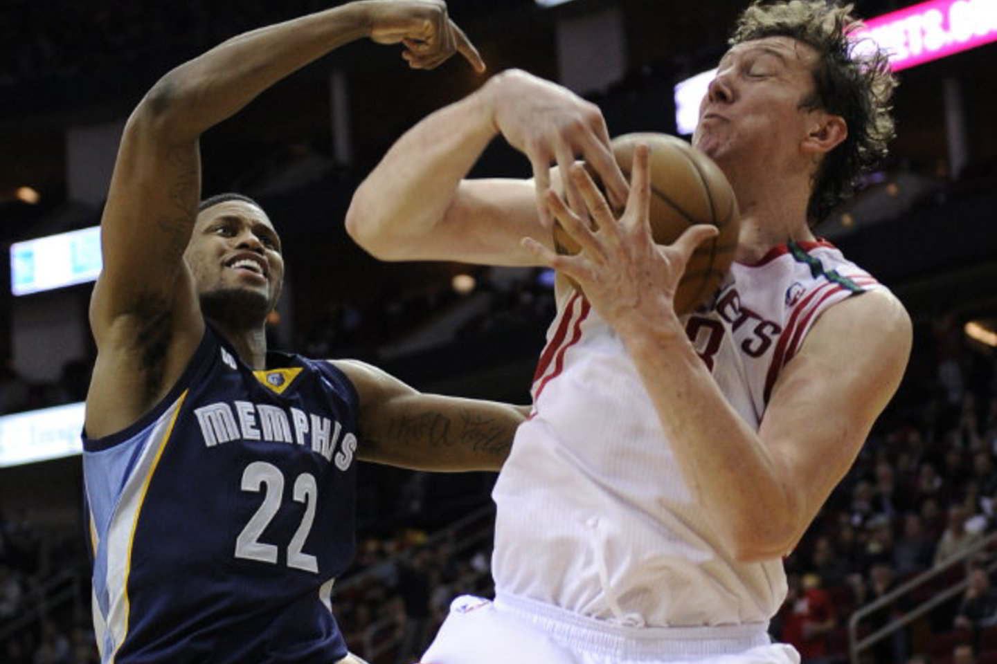 „Houston Rockets“ - „Memphis Grizzlies“ rungtynių akimirka