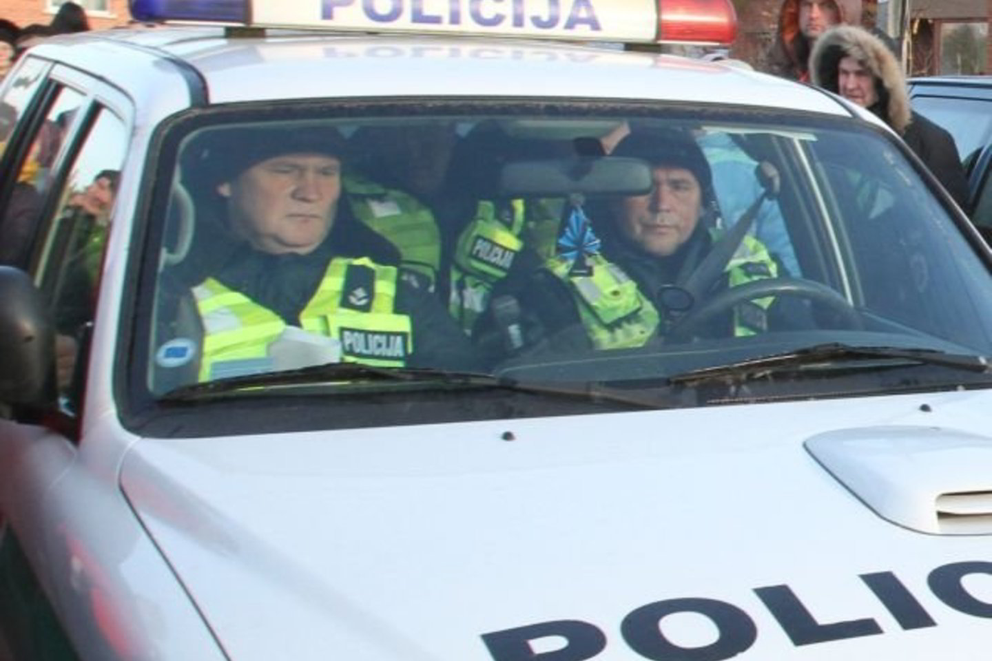 Anot Policijos departamento, materialinis nuostolis siekia 3180 litų.