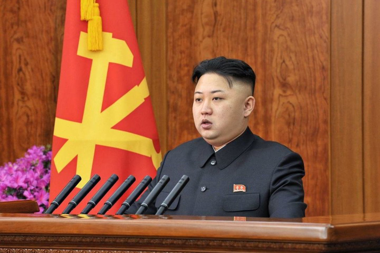 Pirmą kartą per pastaruosius 19 metų šiaurės korėjiečiai buvo per valstybinę televiziją pasveikinti savo lyderio Kim Jong Uno.