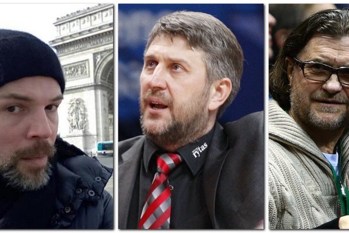 Barzdą užsiaugino (iš kairės): J. Statkevičius, D. Maskoliūnas, A. Bosas.