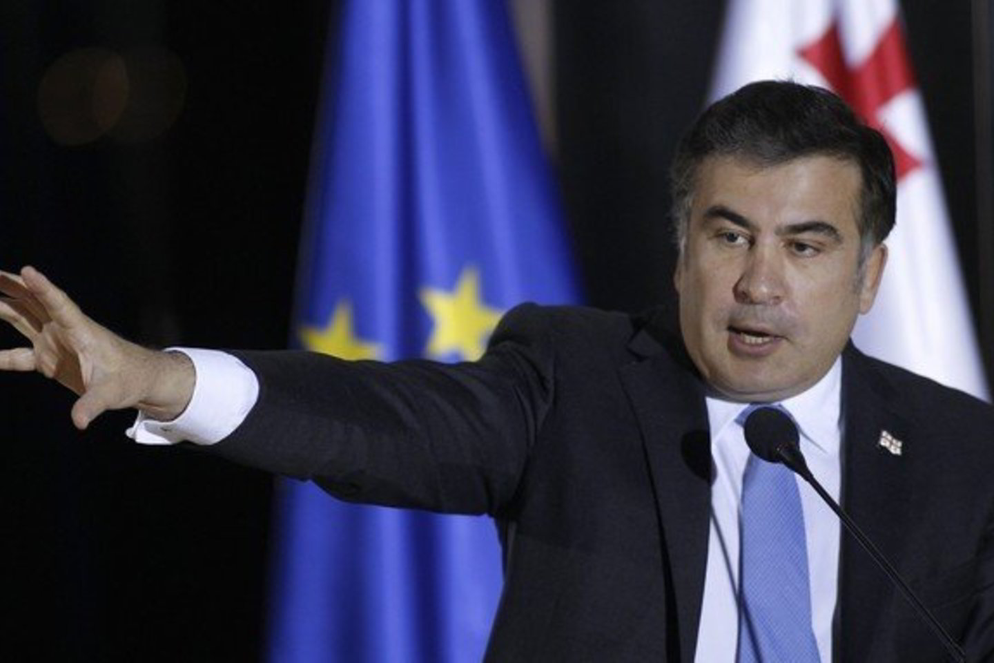 M. Saakašvilio politinis svoris šalyje smarkiai sumažėjo.