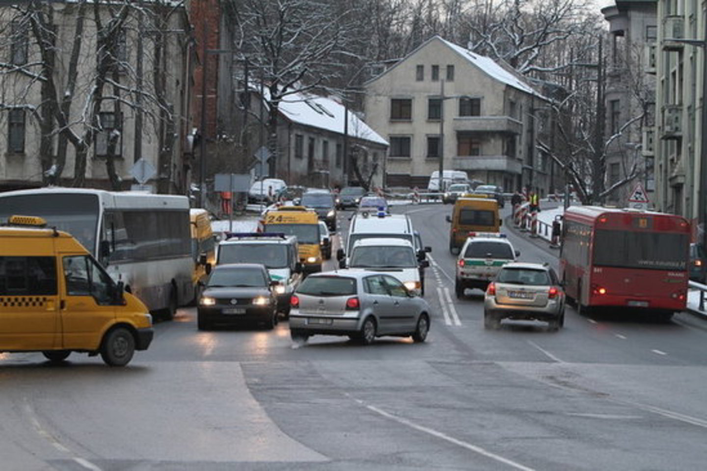 Kauno mieste ir rajone probleminių gatvių yra daugiausiai - atitinkamai 63 ir 59.