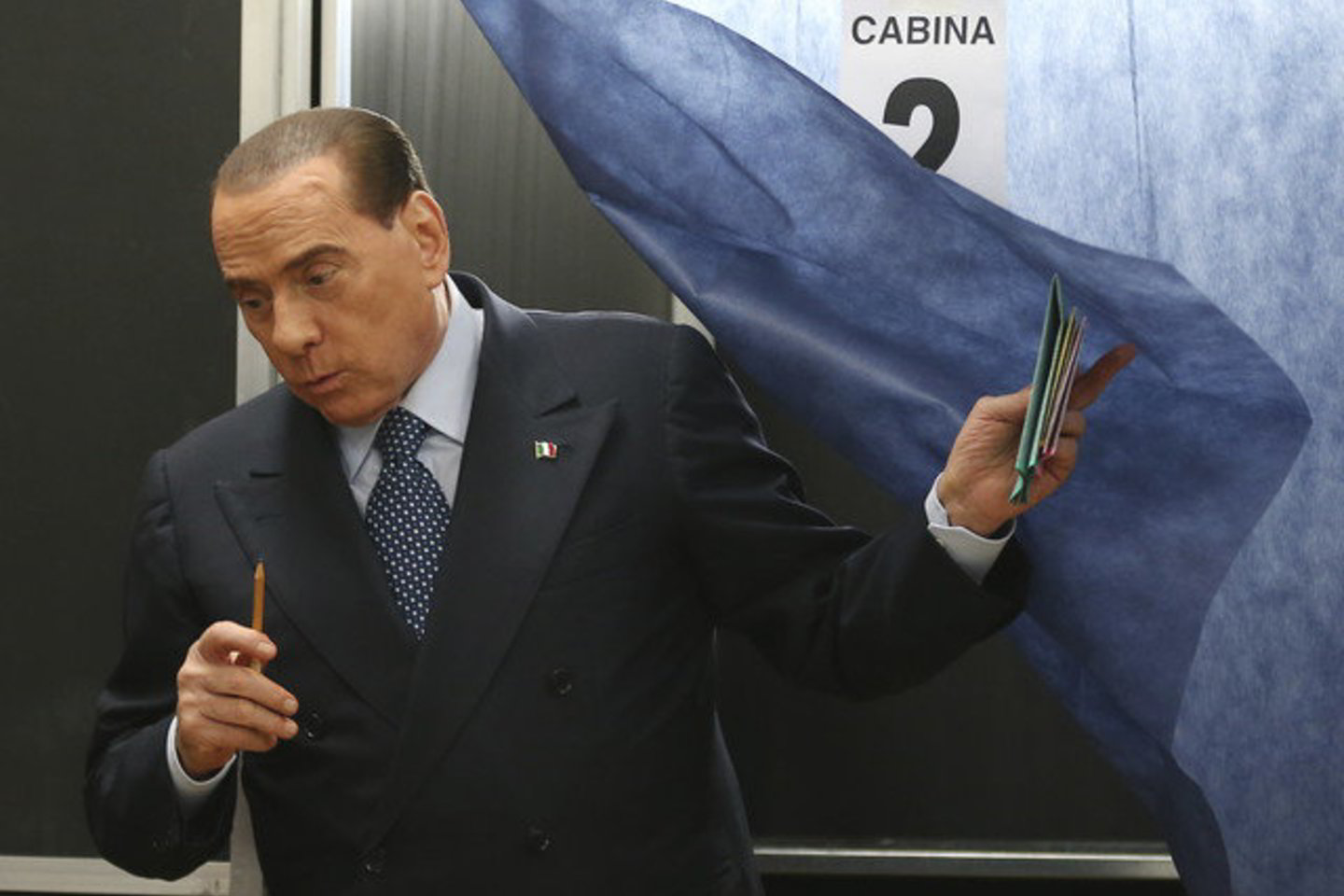 S. Berlusconi vadovaujama partija rinkimuose - antra.