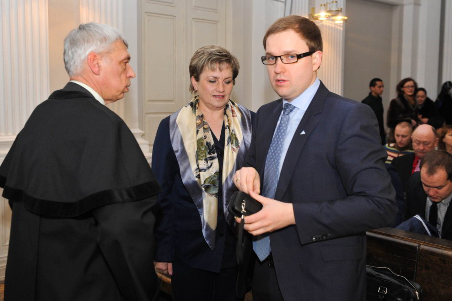 Teismo posėdis.