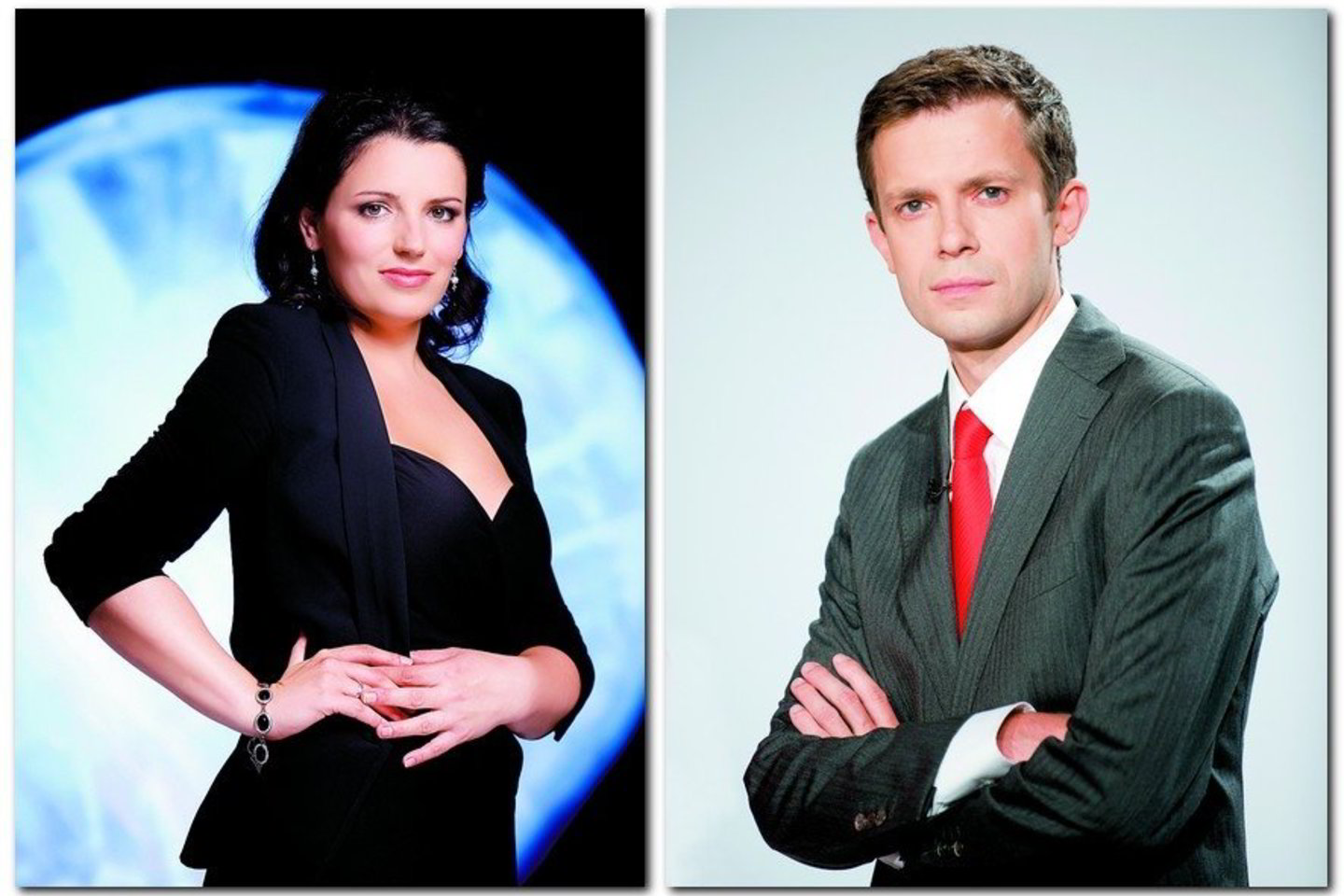 Renata Šakalytė-Jakovleva (kairėje) dirba TV3, o jo vyras Viktoras - LNK priklausančime kanale, kuriame dirba ir LRT televizijos darbuotojo Andriaus Tapino (dešinėje) žmona Rasa.<br>"Lietuvos ryto" archyvas