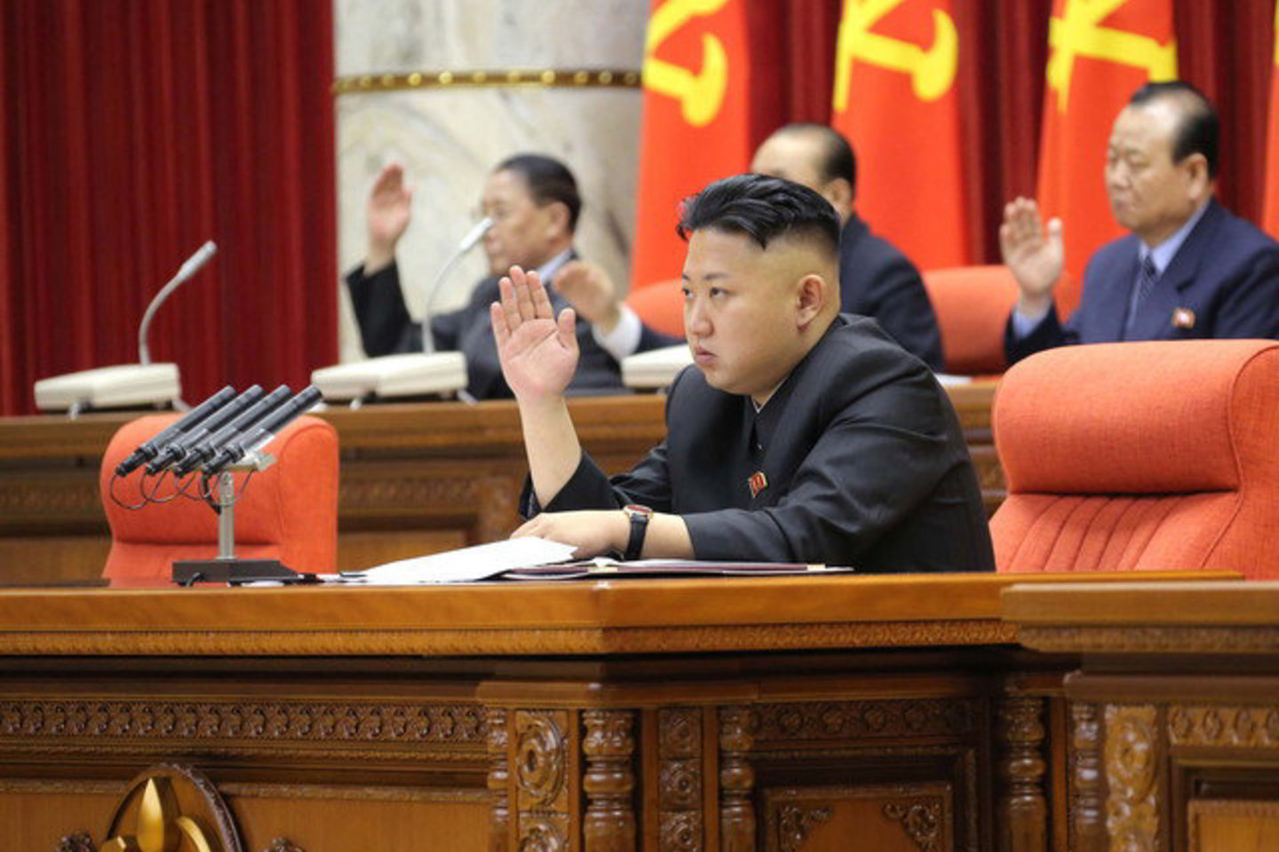Kim Jong Unas pirmadienį sušaukė parlamentą į pavasario sesiją.