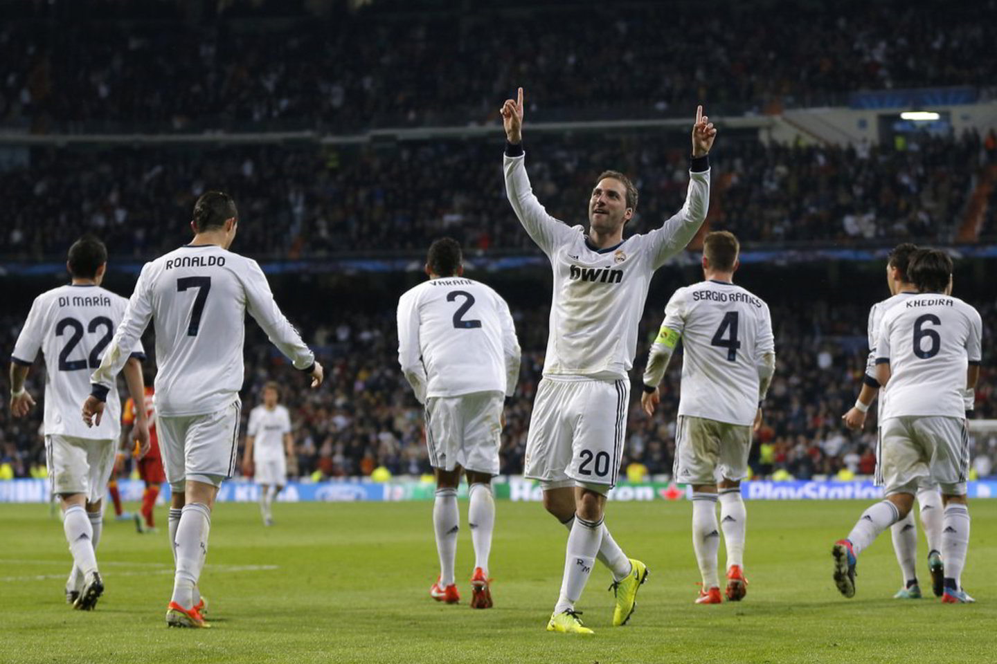 Madrido „Real“ - Stambulo „Galatasaray“ rungtynių akimirka.