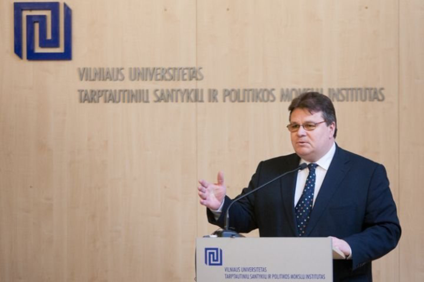 Užsienio reikalų ministras L. Linkevičius ketvirtadienį bendravo su studentais.