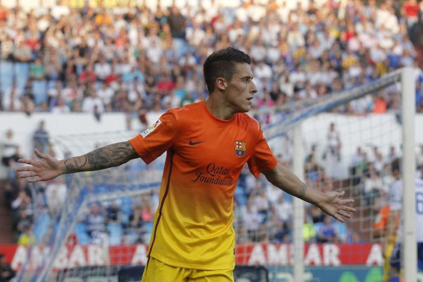„Barcelona“ išvykoje 3:0 sutriuškino „Zaragoza“ vienuolikę.<br>Reuters