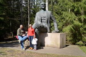 Nugvelbtas valgiaraštis - suvenyras iš Grūto parko