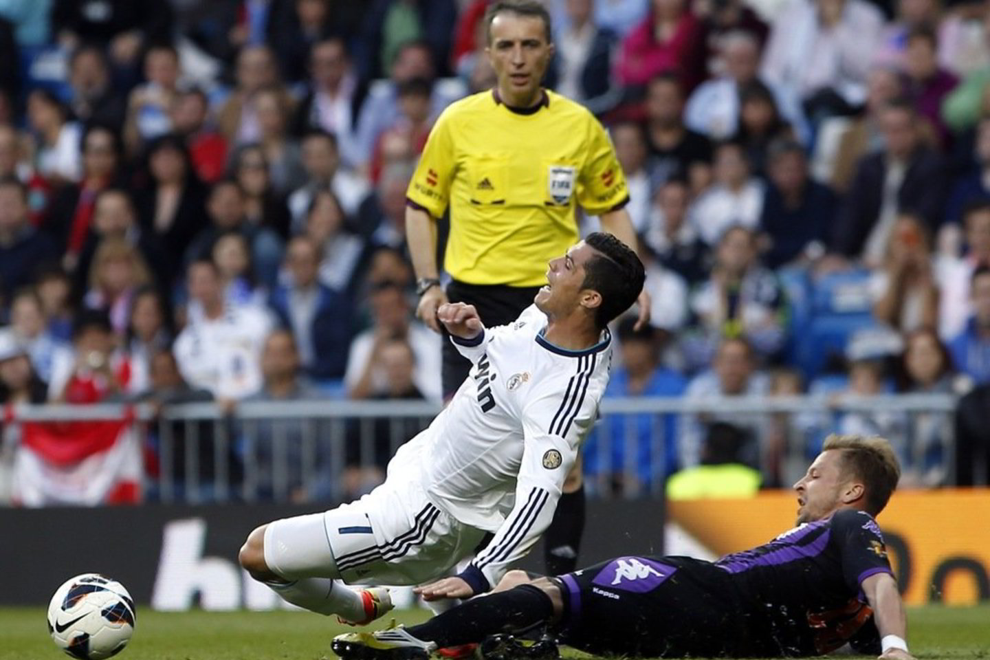 Madrido „Real“ - Valladolid“ rungtynių akimirka.<br>AP