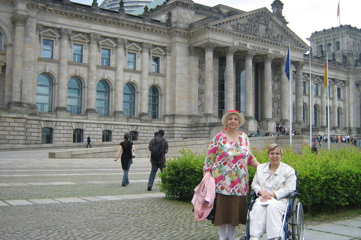 Giedrė su mama Salvinija Berlyne.