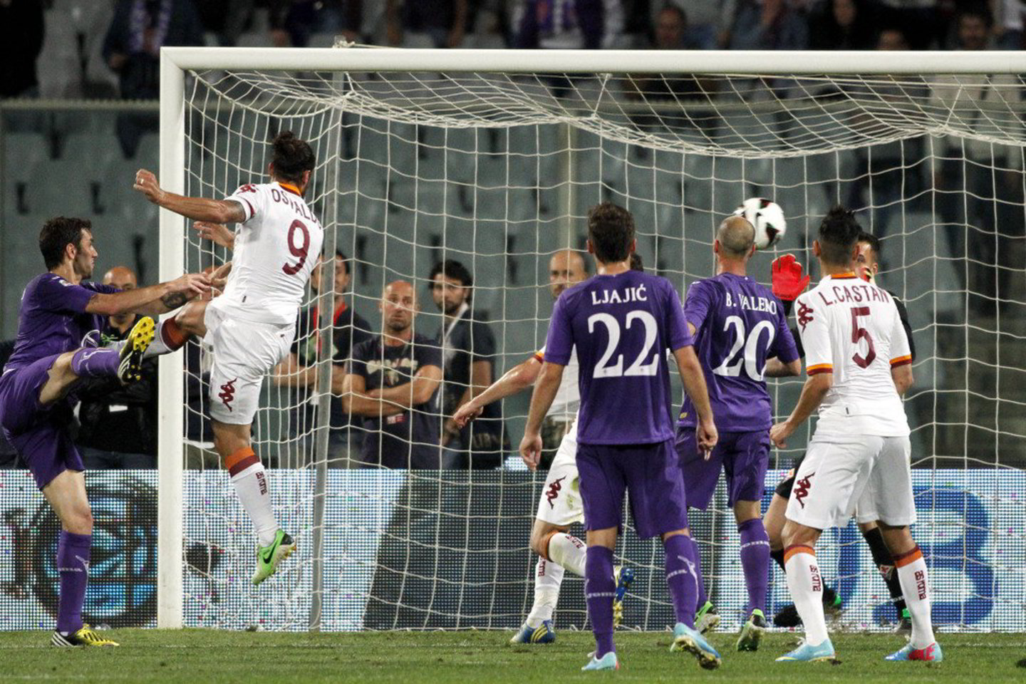 „Fiorentina“ - „AS Roma“ rungtynių akimirka