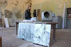 Marijampolės cukraus fabrike - tapybos plenero kūrinių paroda