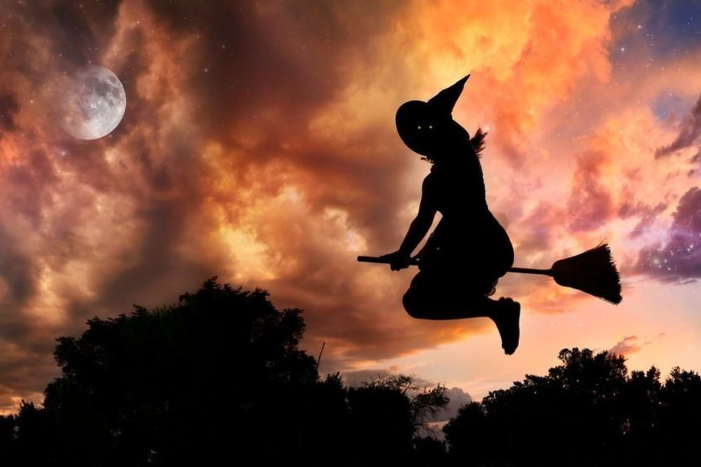 silhouettes halloween photoshoot ideas