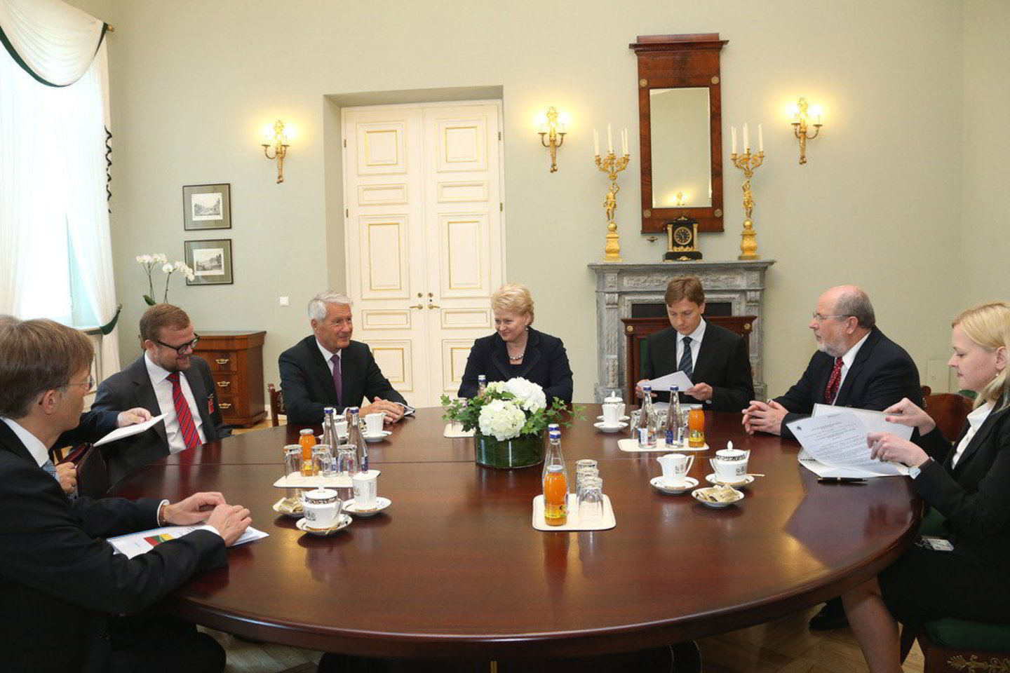 Prezidentė D. Grybauskaitė susitiko su Europos Tarybos generaliniu sekretoriumi Th. Jaglandu.