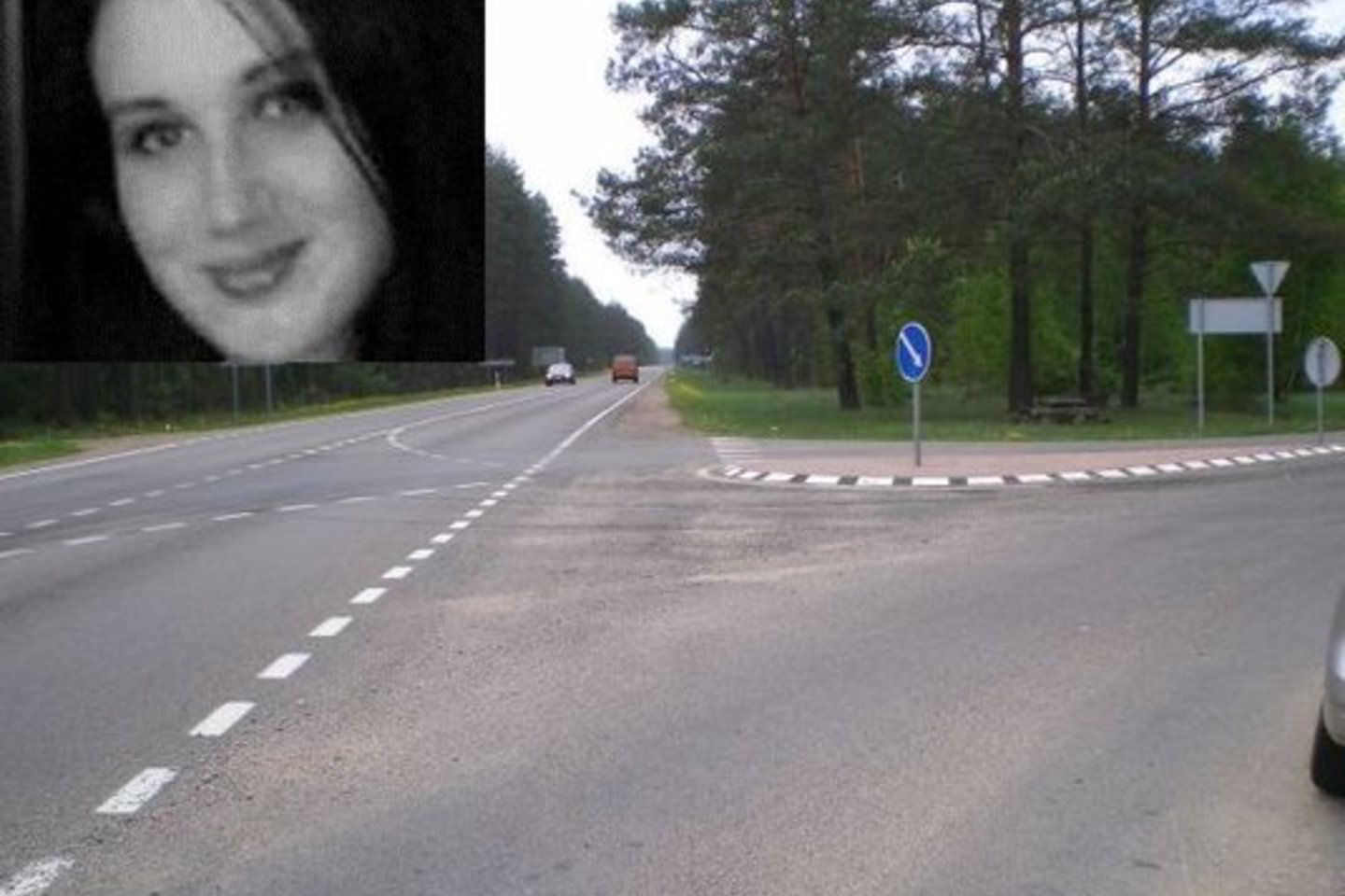 Mergina dingo šioje vietoje.