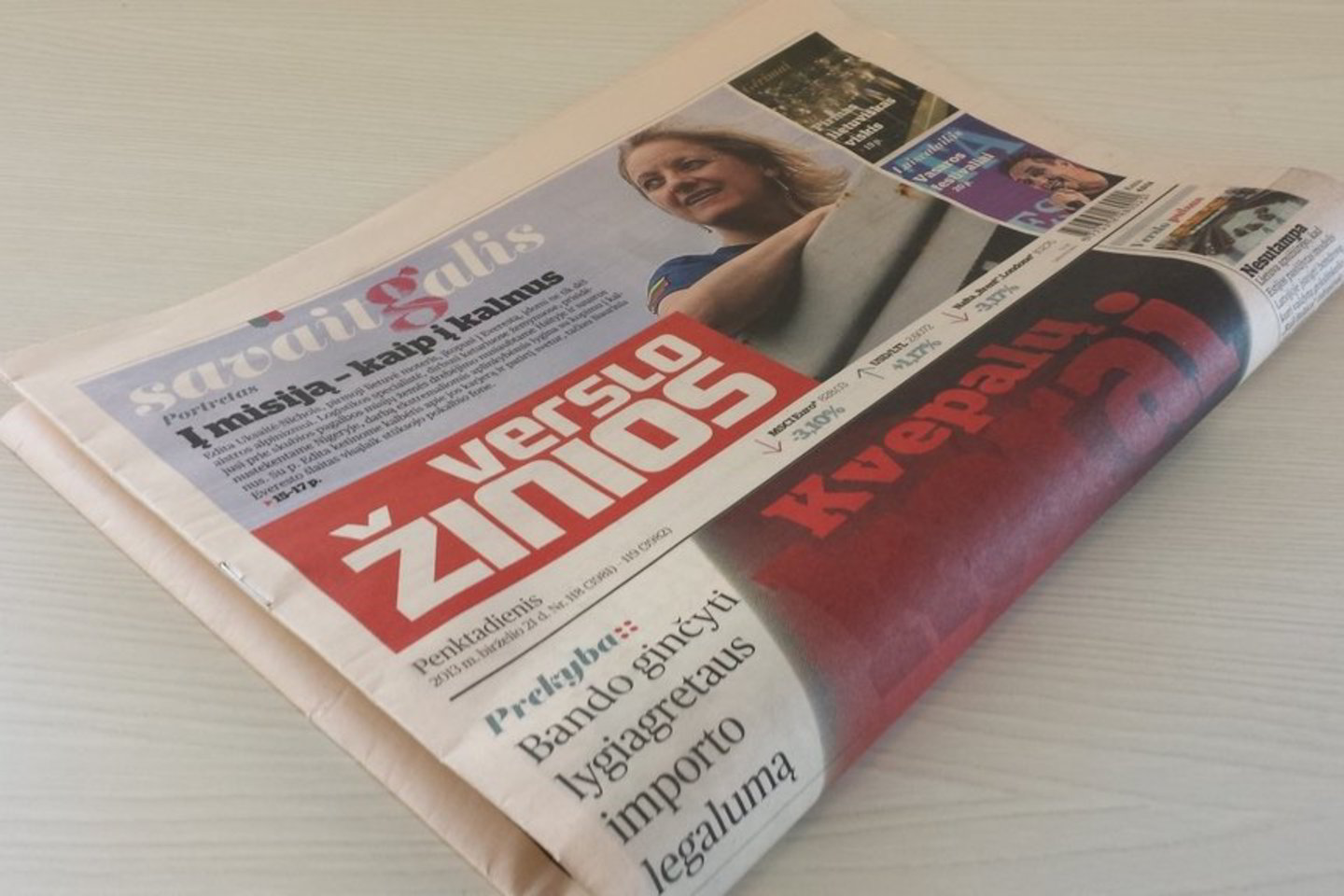 Bendrovė „Verslo žinios“ nuo 2014 metų pirmadieniais vietoj popierinio verslo laikraščio leis tik elektroninį jo variantą.