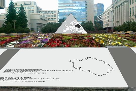 Piramidė prie Seimo Europai primins Lietuvą nuo Baltijos iki Juodosios jūros