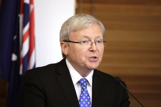Buvęs Australijos vadovas K. Ruddas išvertė premjerą J. Gillard iš partijos lyderio posto