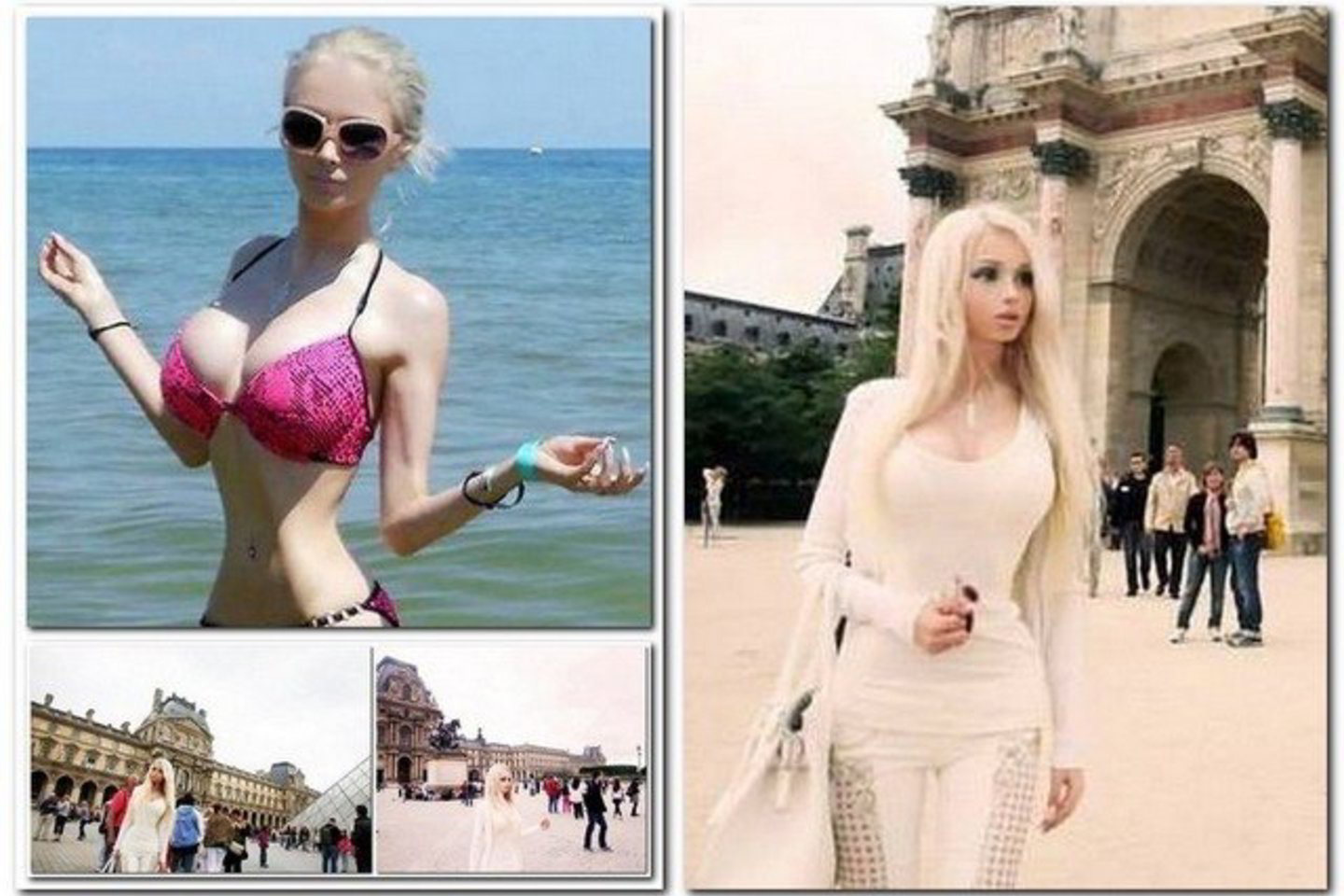Ukrainietė V. Lukjanova ilsėjosi Prancūzijoje.