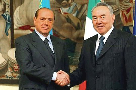 S. Berlusconi draugystė su Kazachstano lyderiu kelia įtarimų