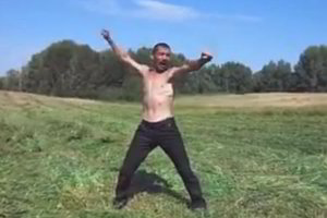 Interneto sensacija: nevaldomas ūkininko šokis pievoje