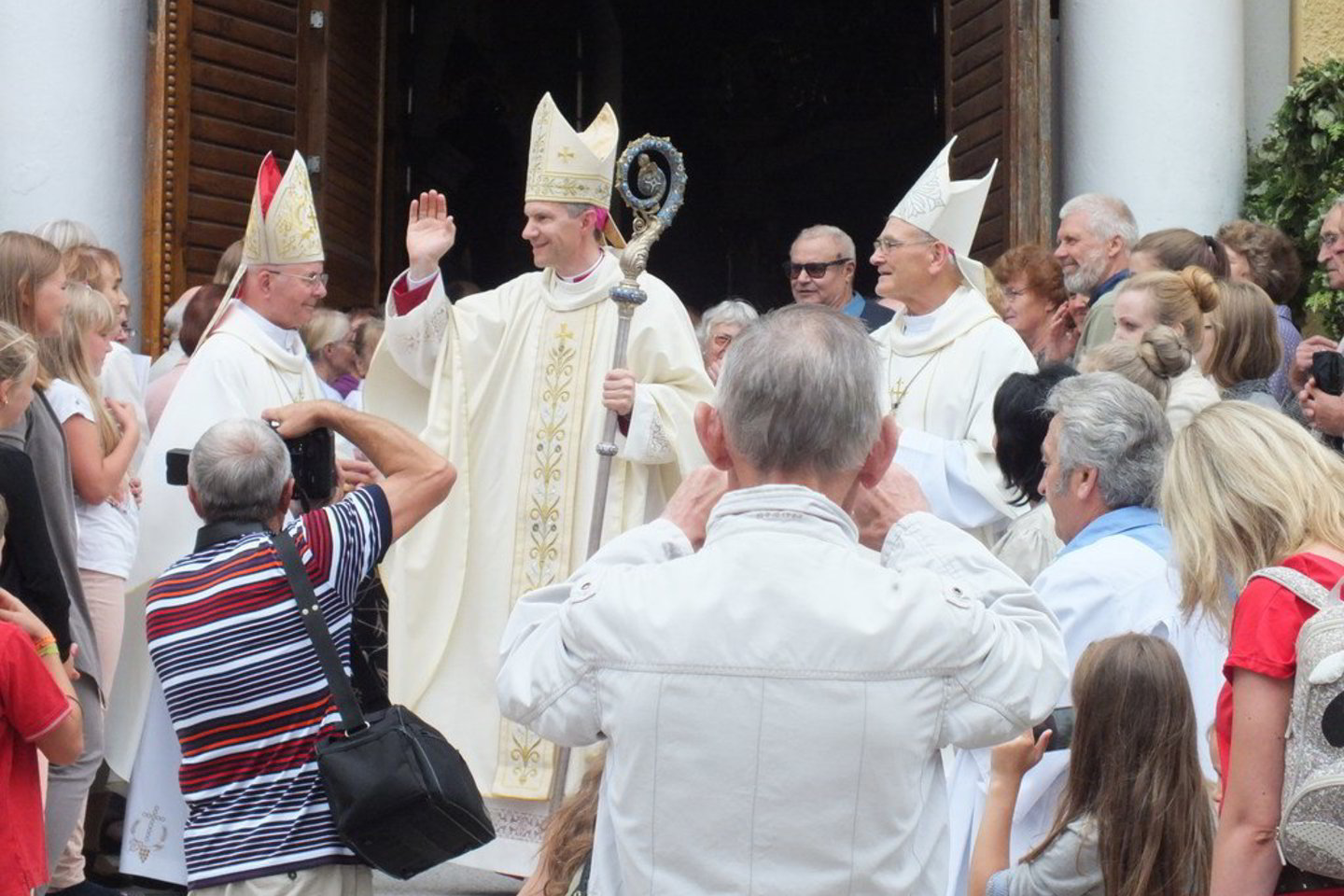 Panevėžio Kristaus Karaliaus katedroje šeštadienį iškilmingai įšventintas naujasis Panevėžio vyskupas.<br>V.Petrauskienės nuotr.