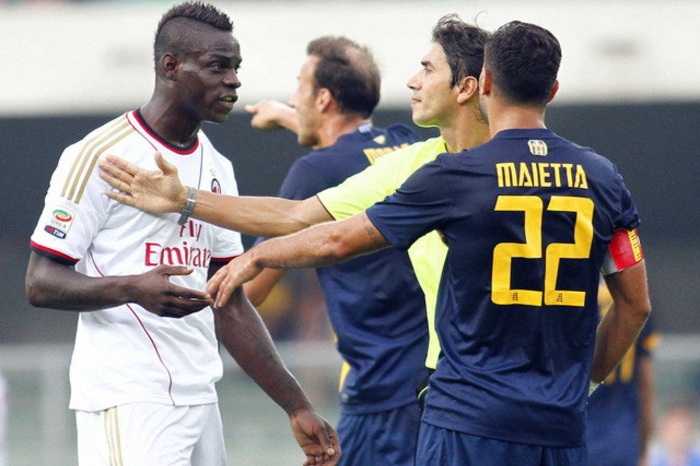 „Verona“ ir „Milan“ rungtynių akimirka.<br>AP nuotr.