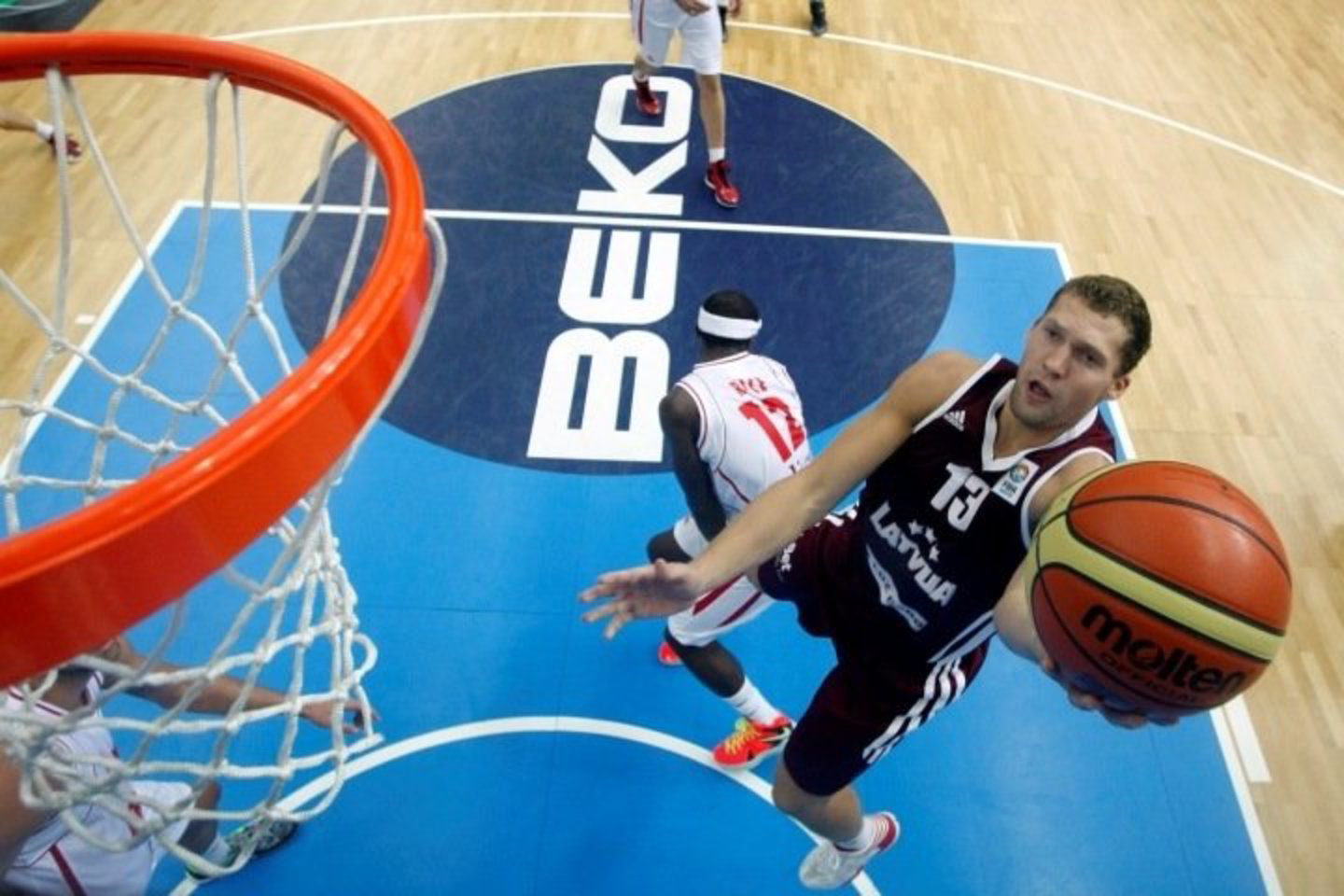 Latvijos krepšininkai kol kas nesuklupo.<br>AP nuotr.