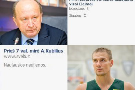 Sukčių įrankis – netikra žinia apie žinomo žmogaus mirtį