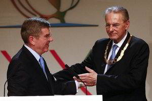 Naujuoju tarptautinio olimpinio komiteto prezidentu tapo Th.Bachas