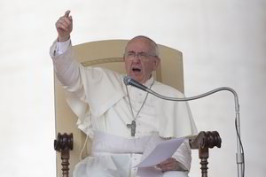 Popiežius Pranciškus: „Ateistai gali būti dorovingi kaip ir katalikai“