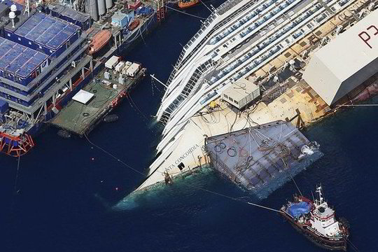 Italai ruošiasi istoriniam įvykiui — avariją patyrusio laivo „Costa Concordia“ iškėlimui