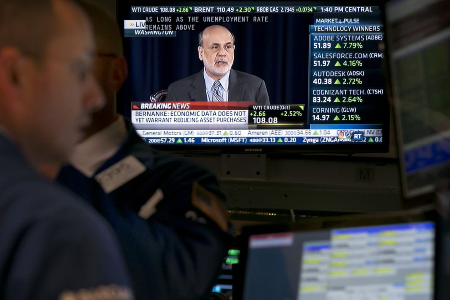 B.Bernanke pasauliui pateikė staigmeną.<br>AP