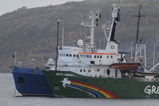 Rusija apkaltino „Greenpeace“ aktyvistus piratavimu