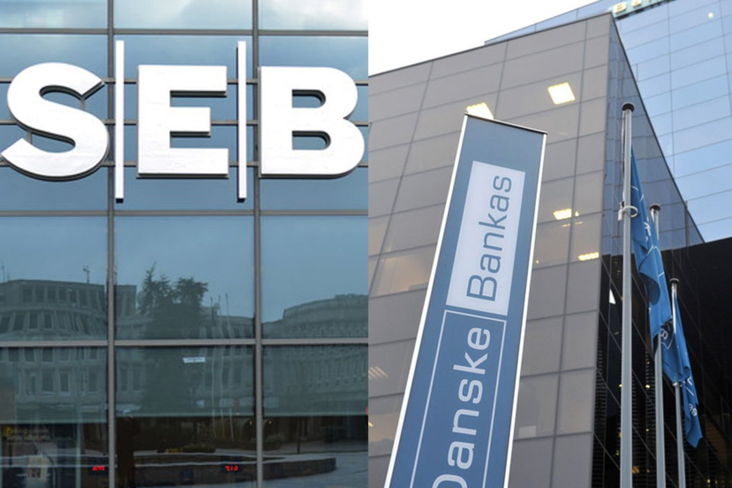 Švedų žiniasklaida skelbia Didžiausias Danijos bankas „Danske Bank“ ir ketvirtas pagal dydį Švedijos bankas SEB svarsto susijungimo galimybes