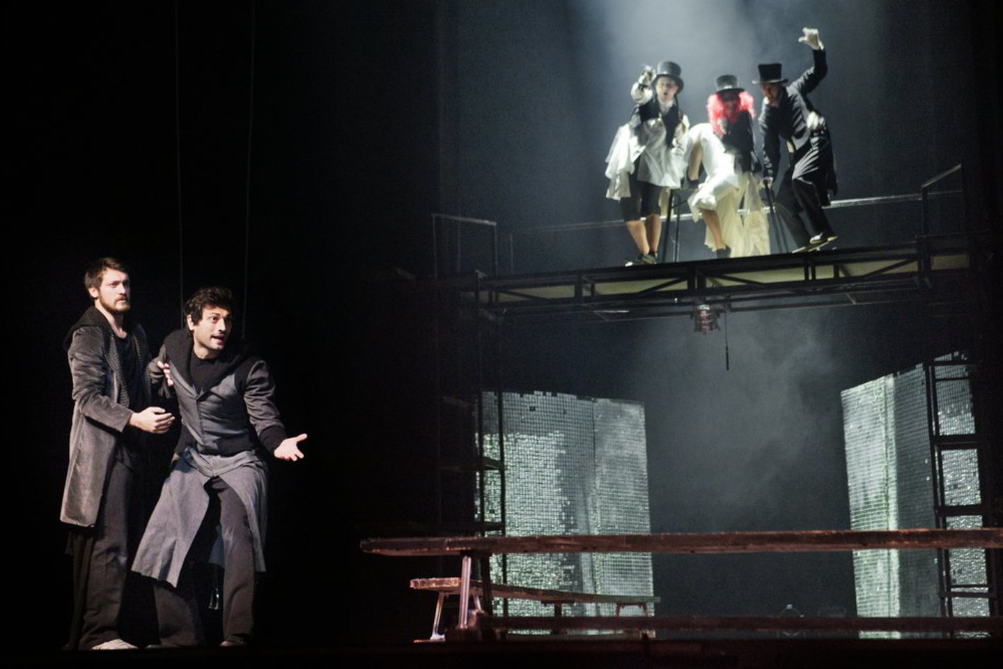 Scena iš spektaklio „Makbetas“.