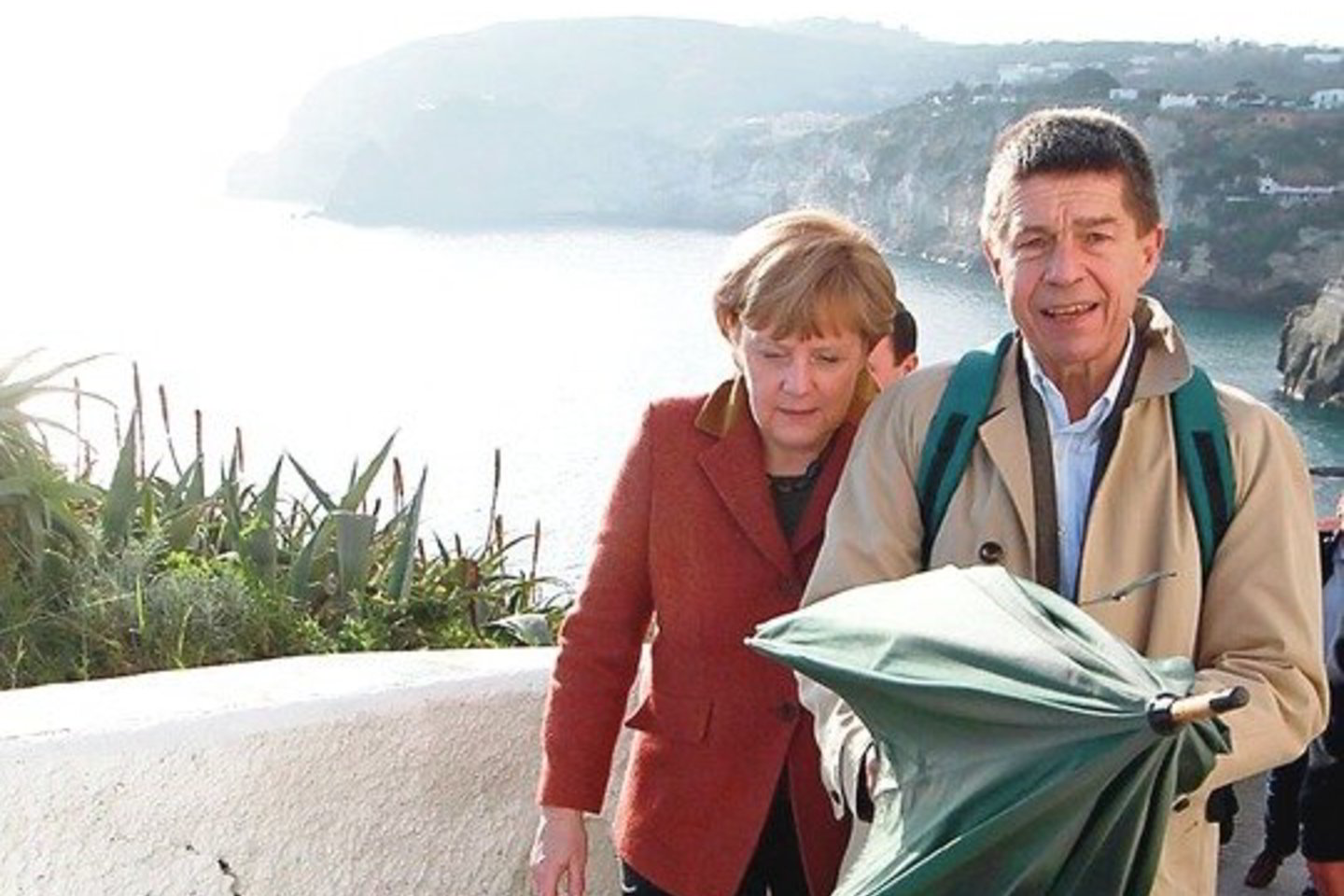 A.Merkel atostogaudama Italijoje su vyru J.Saueriu neišlaidavo.