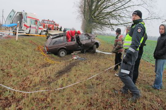 Avarijoje prie Panevėžio sužeistas vairuotojas neišgyveno