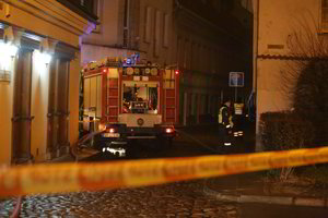 „Brodvėjuje“ - vėl gaisras, ugnis išplito nuo padegto kryžiaus