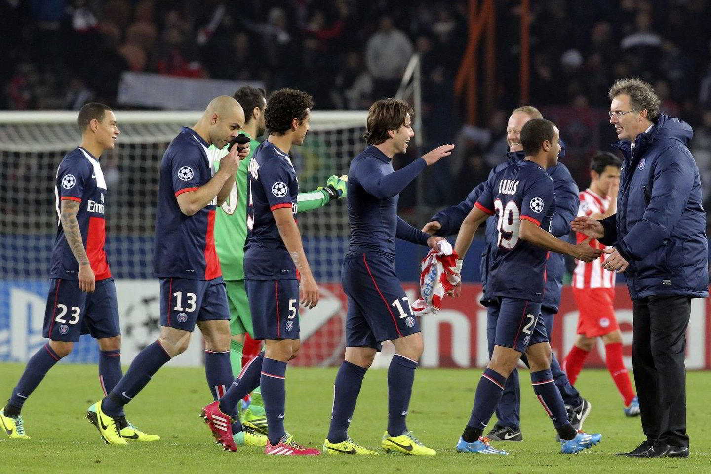 Čempionate pirmauja „Paris St Germain“ futbolininkai.<br>AP nuotr.