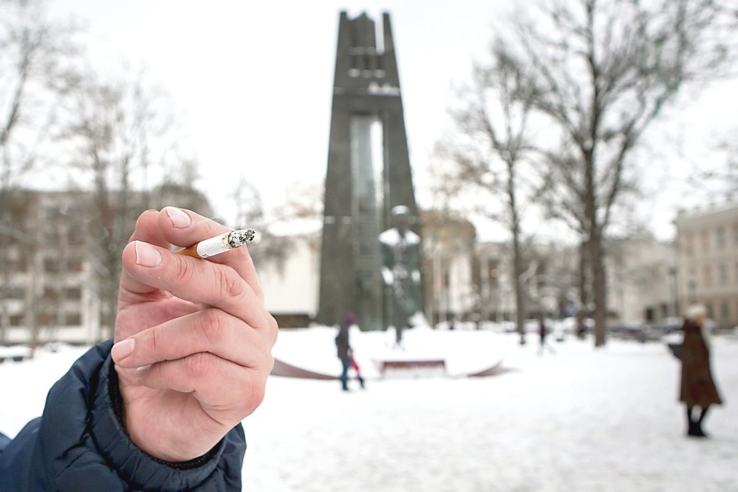 Kol kas rūkaliai dūmą V.Kudirkos aikštėje gali pešti nesibaimindami, kad bus nubausti.