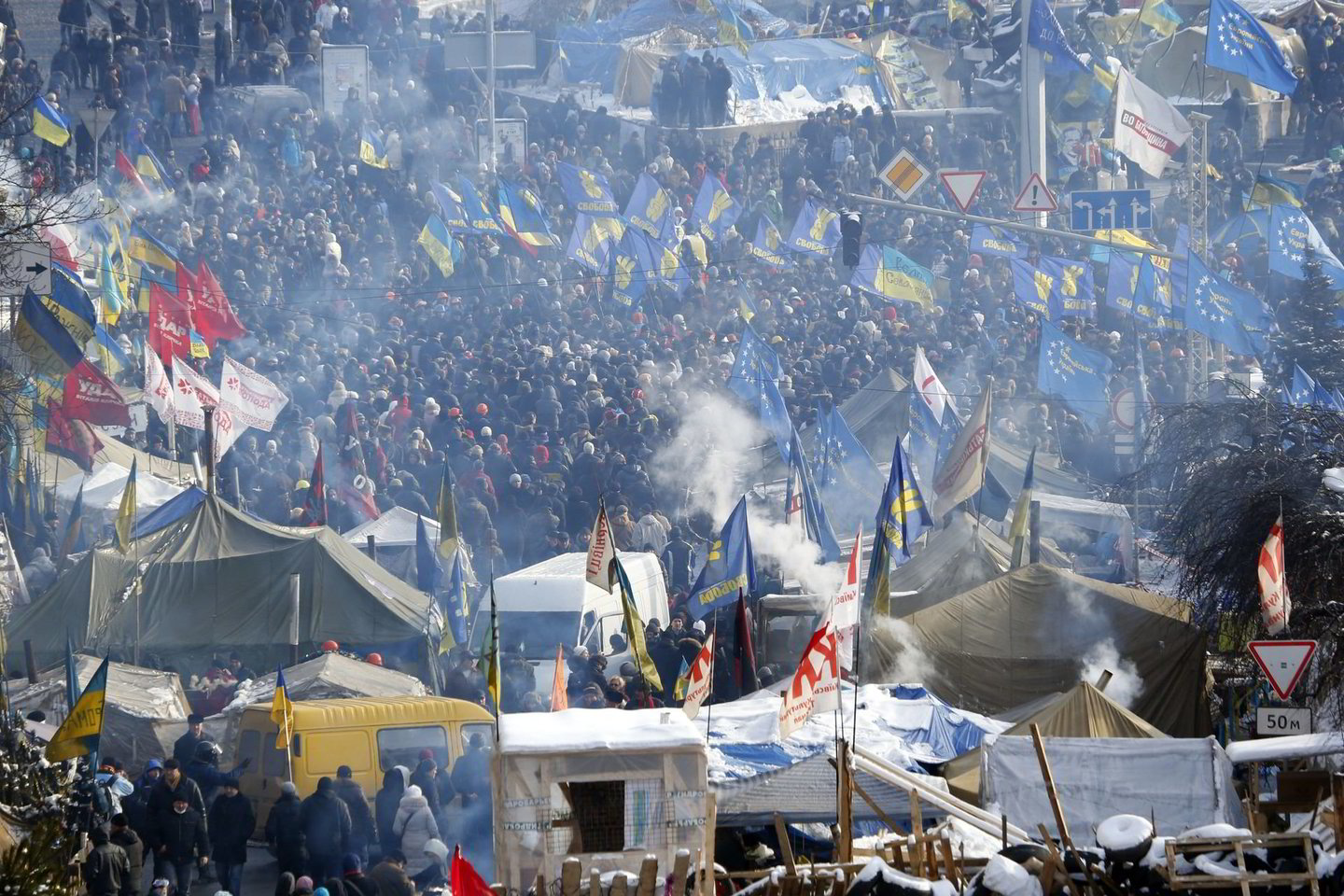 Kijeve sekmadienį ruošiamasi didžiulei demonstracijai.