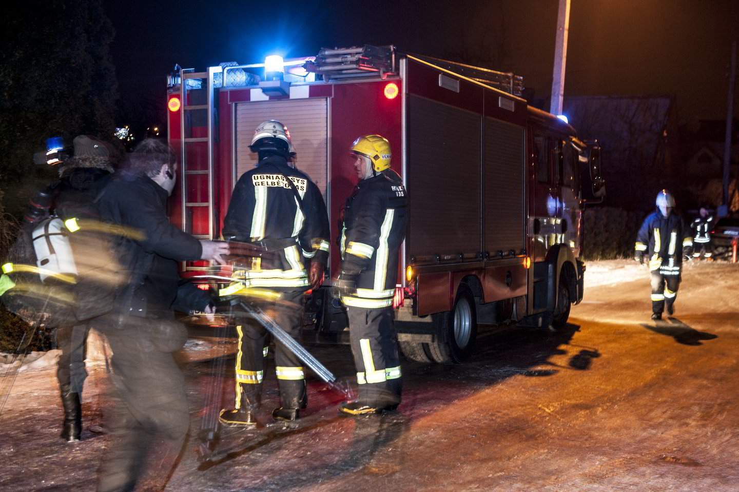 Gaisro priežastys kol kas nežinomos.