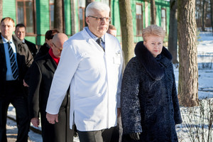 Vaizdai Vilniaus ligoninėje siutino prezidentę