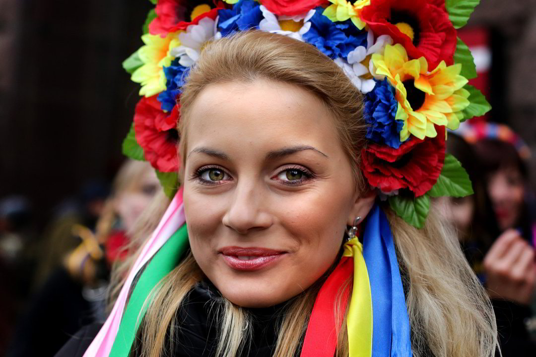 Merginų Kijeve šypsenos nepalieka abejingų.<br>V.Balkūno nuotr.