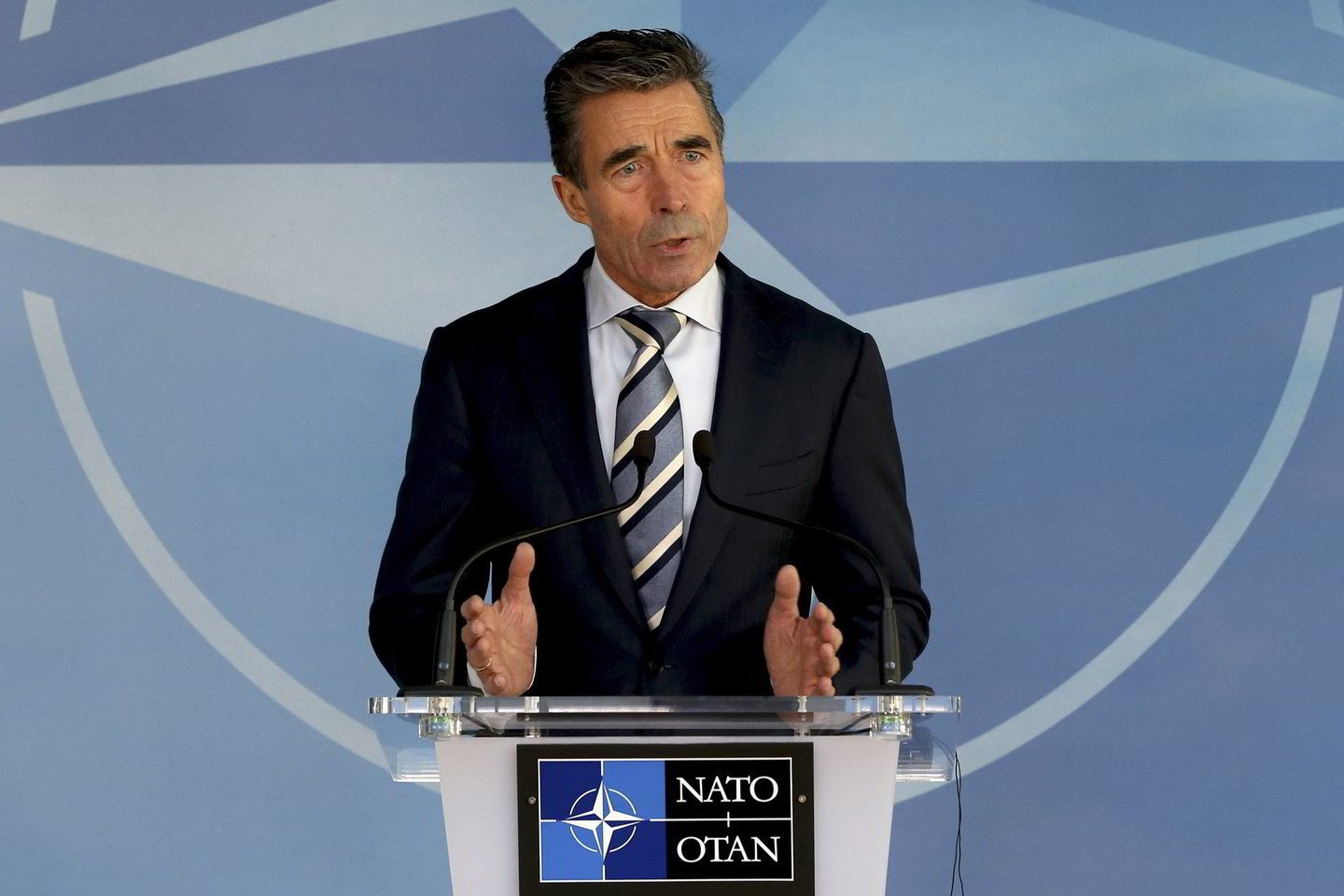 NATO generalinis sekretorius A.F.Rasmussenas padėtį Ukrainoje vertina griežtai.